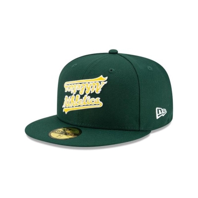 Sapca New Era Oakland Athletics MLB Team Mirror 59FIFTY Fitted - Verzi